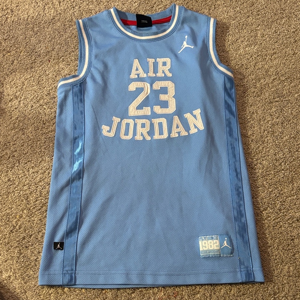 Jordan Kids Light Blue Air 23 Jersey